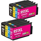 Impresoras compatibles: DOREINK 950XL 951XL Cartuchos de tinta compatibles con HP Officejet Pro 8600 8610 8620 8630 8640 8660 8615 8616 8625 8100 251dw 276dw