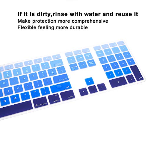 Protector de teclado de silicona ultra delgado para iMac G6 miniatura 7