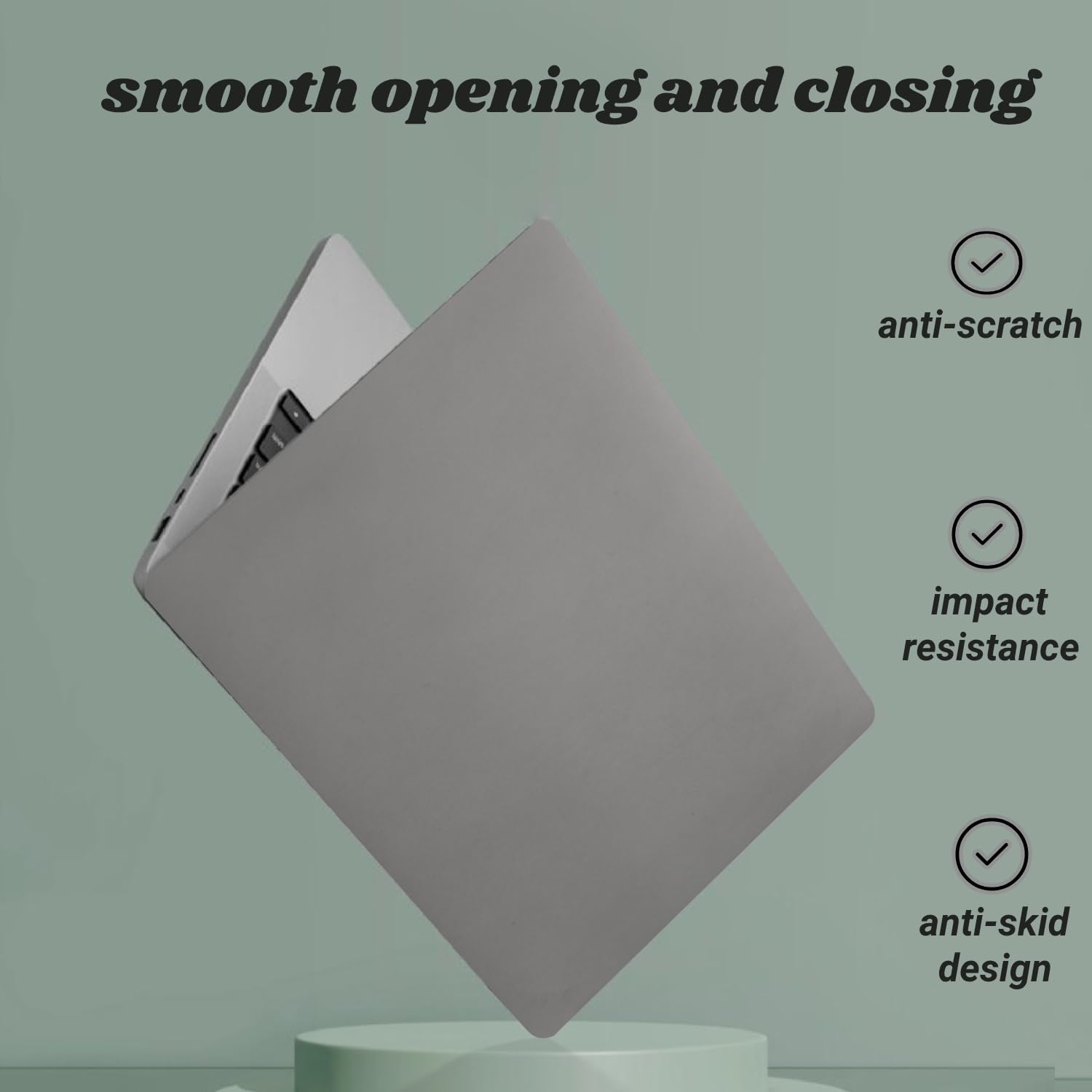 Hard Laptop Case Compatible with MacBook Pro 13 Inch 2020 2019 2018 2017 2016 Release A2338 A2289 A2251 A2159 A1989 A1708 A1706, Plastic Hardshell Cover & Keyboard Skin,Grey