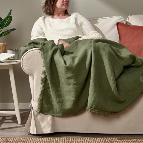 Jeté de lit DYTÅG ProTuning gris-vert pour vos soirées cocooning - 3