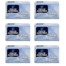 Paglieri"Felce Azzurra" Soap Bar,"Classico" Classic Scent 3.5 Ounces 100g Package Pack of 6 [ Italian Import ]