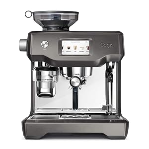 Sage Oracle Touch - Cafetera Profesional Superautomática con Espumador de Leche y Molinillo Incorporado - Cafetera Automática, Acero Inoxidable Negro
