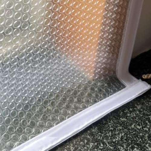 Cortinas térmicas y kits de aislamiento para ventanas con sellado impermeable reutilizable 6