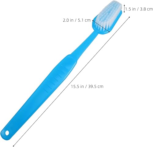 Miniatura 4 de POPETPOP Cepillo de dientes gigante, accesorio para cepillo de dientes gigante, artículos cómicamente grandes, cepillo de dientes de demostración de