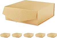 Vista 11 de 2 cajas de regalo extra grandes con tapas de 11.3 x 11.3 x 4.8 pulgadas, cajas de propuesta de padrinos de boda negras con cierre magnético
