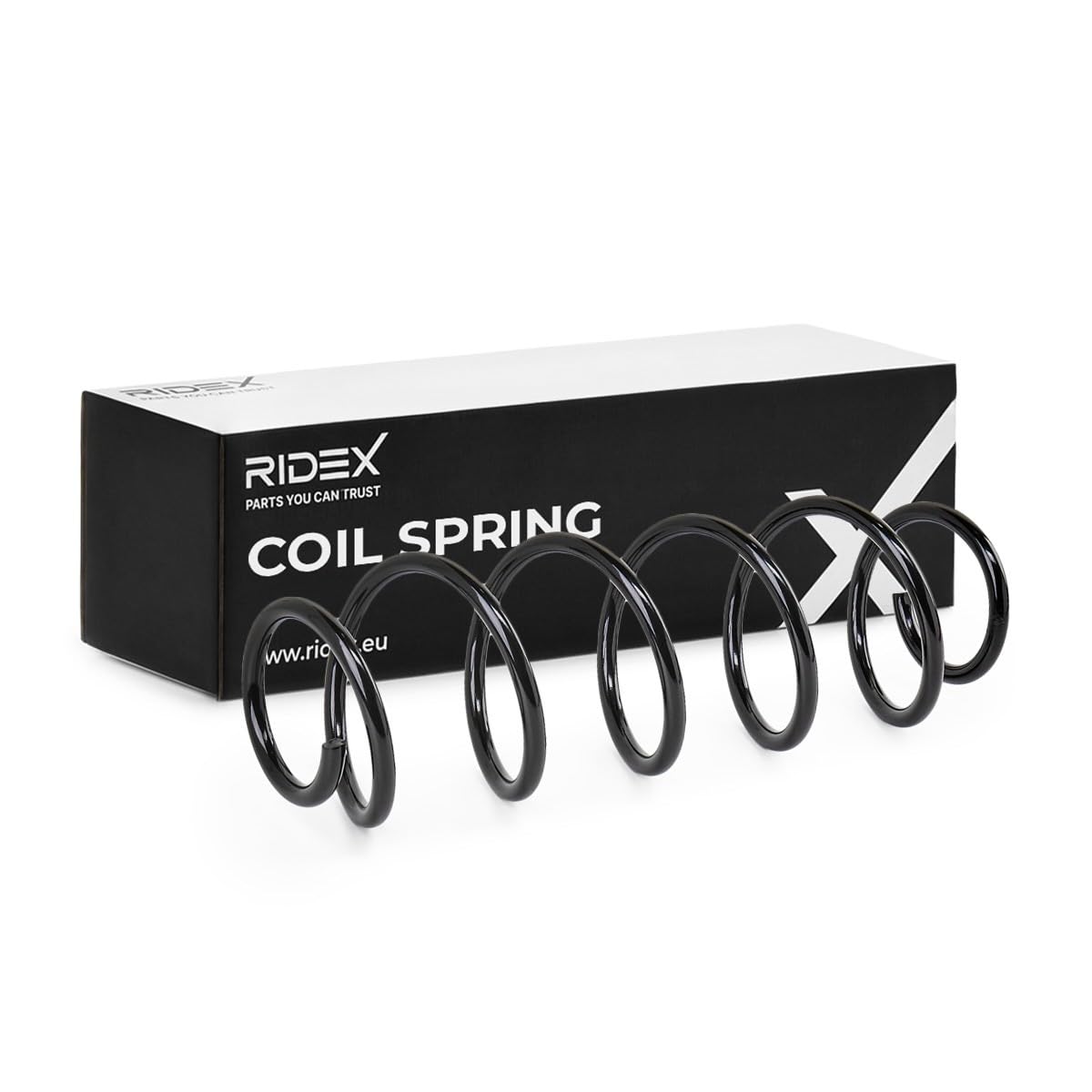 RIDEX 188C0254 2x Ressort de suspension Arrière Compatible avec RENAULT Laguna 3 Grandtour KT, KT0/1