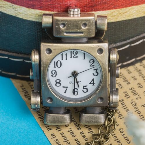 Reloj de robot vintage para evitar perder llaves con estilo retro 7
