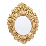 Kit de petits miroirs : fabriqué en résine et de bonne qualité, ce miroir miniature est sûr et peut être utilisé pendant longtemps.