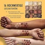 NYX Professional Makeup Lidschattenpalette mit 16 Farbtönen, Intensives und langanhaltendes Finish, Vegane Formel ohne Inhaltsstoffe tierischen Ursprungs, Ultimate Shadow, Farbton: Warm Neutrals – Bild 5