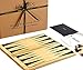 Produktbild Backgammon Brett - Backgammon Reise - Backgammon Holz -Set mit Spielsteinen - Jaques von London - seit 1795