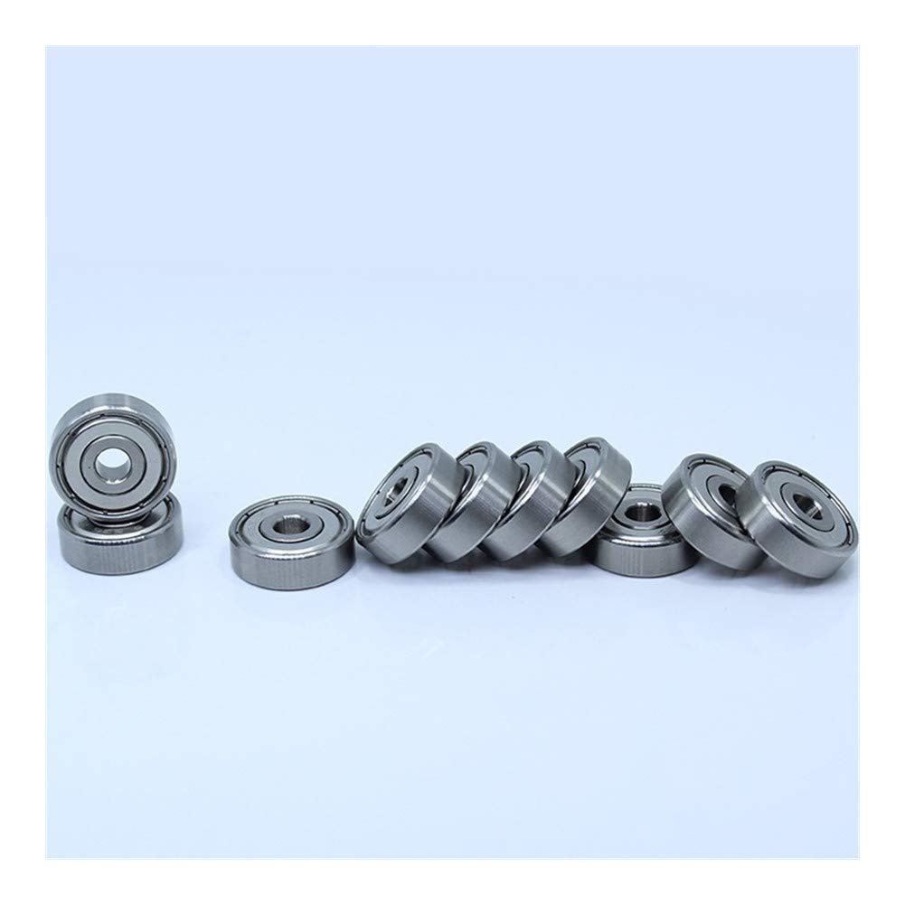 ZBJGBUIA S634ZZ Deep Groove Ball Bearing ABEC-1 Grade SS 634 Z Stainless Steel Miniature Bearings S634 ZZ 4 * 16 5 mm