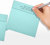 Vista 53 de LUXPaper Sobres de invitación cuadrados Despegar y prensar 8 x 8 pulgadas Natural Texto de 70 libras 50