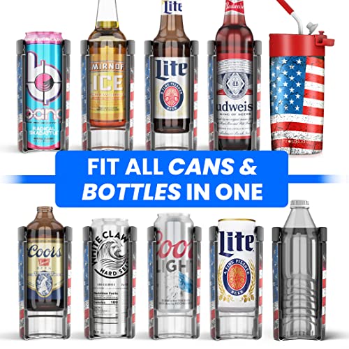 Frost Buddy Universal Can Cooler - Fits All - Stainless Steel Can Cooler For 12 Oz & 16 Oz Regular Or Slim Cans & Bottles - Stainless Steel #TOP1