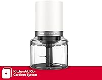 Vista 2 de KitchenAid Go Cordless Top Down Chopper - battery sold separately, KTCR350, Porcelain White