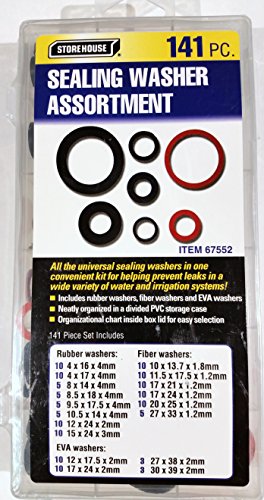 Storehouse 141 Piece Sealing Washer Assortment