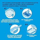 Ever Clean Katzenstreu, mehrere Katzen, duftend für lang anhaltende Frische, unschlagbare Klumpenstärke, 10 l