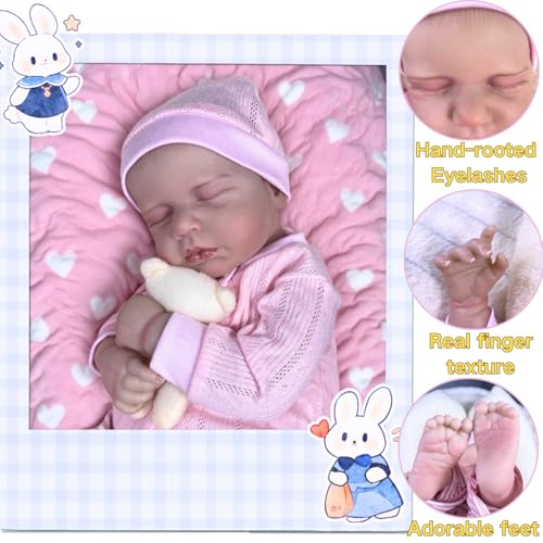 Muñeca Reborn Bebé Realística de 20 Pulgadas con Accesorios miniatura 2