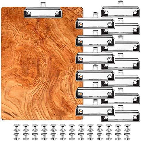 Meetory 10PCS Pinces à Presse-Papiers Avec Poignée Caoutchouc - Clips Métalliques Pour Bureau Et École