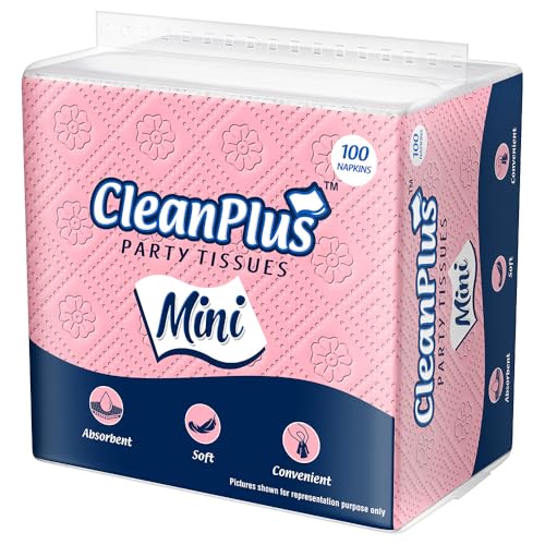 Image of CleanPlus Party Tissues Mini: 100 Units 6 Packs