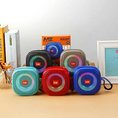 Image of MZ M404SP (Portable Bluetooth Speaker) Dynamic Thunder Sound, in Built RGB Light 5 W Bluetooth Speaker (Brown)