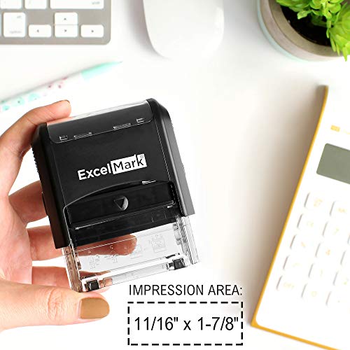 Bank Deposit Stamp With 2 Lines (42A1848) #TOP3