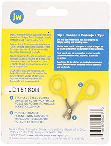 Jw Pet Company Gripsoft Cat Nail Clippers Non-Slip Handle One Size Fits All,Multi,65026 #TOP3
