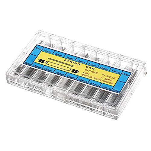 360 Stück Ersatz-Uhrenarmbänder aus Edelstahl von Durabe Watch Federstege (8 mm - 25 mm) Cover