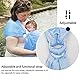 HINATAA Adjustable Baby Wrap Baby Water Ring Sling, Breathable Quick Dry Baby Carrier Mesh Fabric Perfect for Summer, Swimming, Pool, Beach (Light Blue)