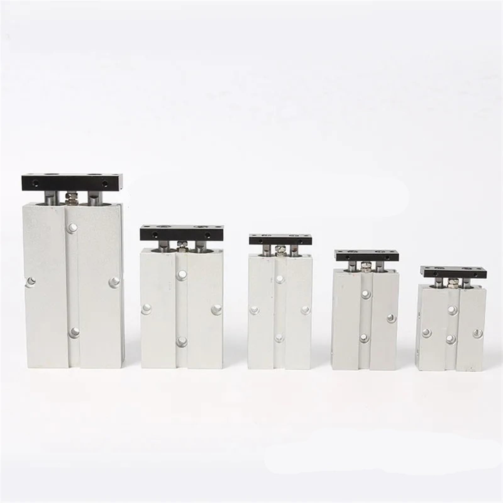 Vérin à double tige TN32-300 pneumatique à double essieu pour guidage industriel