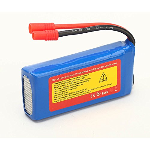 Hobbytiger 2 pezzi 7.4V 2000mAh 25C Lipo Batteria