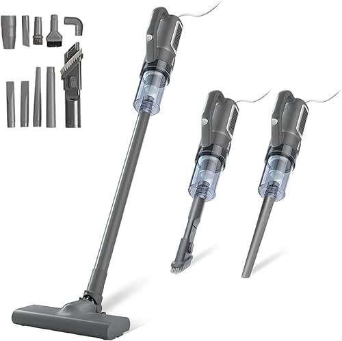 SIMPLUS Aspirateur Balai Filaire, Léger 9 en 1 Aspirateur à