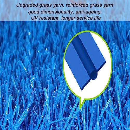 Tapis de gazon synthétique durable pour intérieur et extérieur polyvalent - 4