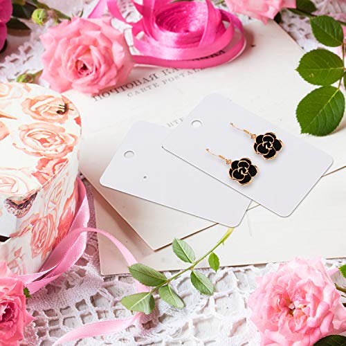 image for Coopay 200 Pieces Earring Display Card Earring Card Holder Blank Kraft