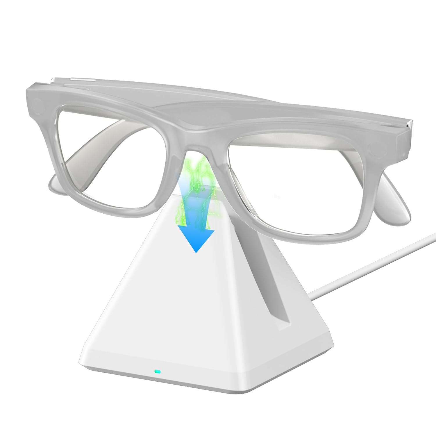 Charging Dock Accessories for Ray-Ban &amp; Oakley Meta Smart Glasses with LED