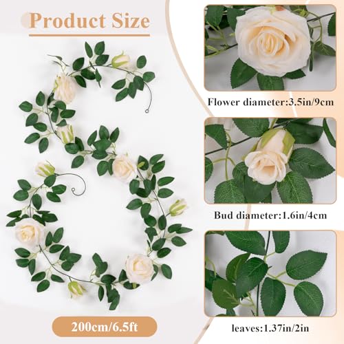 Guirlande de fleurs artificielles suspendre solution décor fleurie sans arrosage