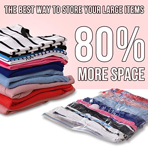 Hibag Space Saver Bags, Vacuum Storage Bags (8-Medium) #TOP5