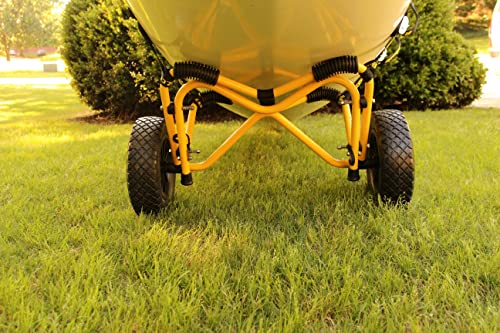 Suspenz Kayak Canoe Transport Trailer, DLX Kayak Cart, Trolley with Airless Wheels, 22-0044
