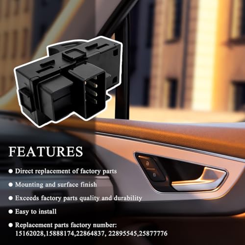 Ohleats OHLEATS-1766PW Power Window Switch, Passenger Front Right Rear Window Switch thumb #2