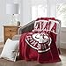 Northwest NCAA Alabama Crimson Tide Unisex-Adult Serenity Silk Touch Throw Blanket, 60