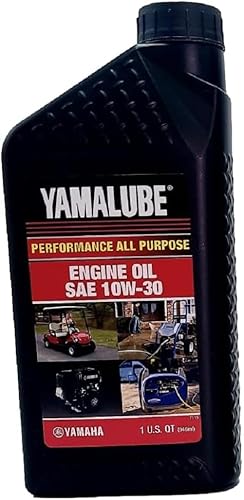 YAMAHA LUB-10W30-GG-12 Yamalube Golf Coche y Generador Aceite 10W-30 - Cuarto de galón