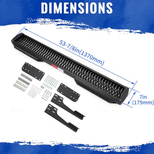 Estribo trasero negro para Mercedes-Benz Sprinter miniatura 3
