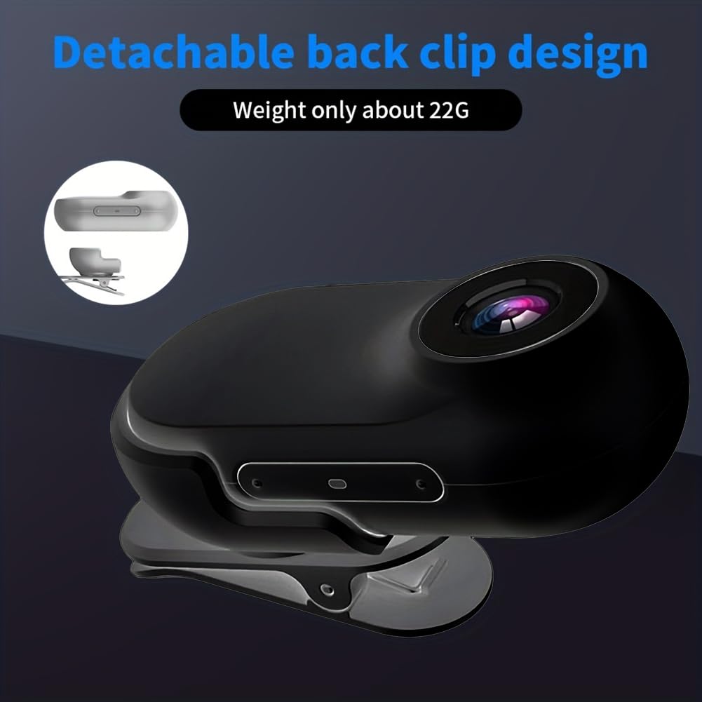 Cámara de collar para perro y gato, HD 1080P, inalámbrica, no necesita WiFi, niñera con grabaciones de video, gatos, perros, regalo de cumpleaños, cámara deportiva, (1hp1ms9ks0sa8nh1kz3)