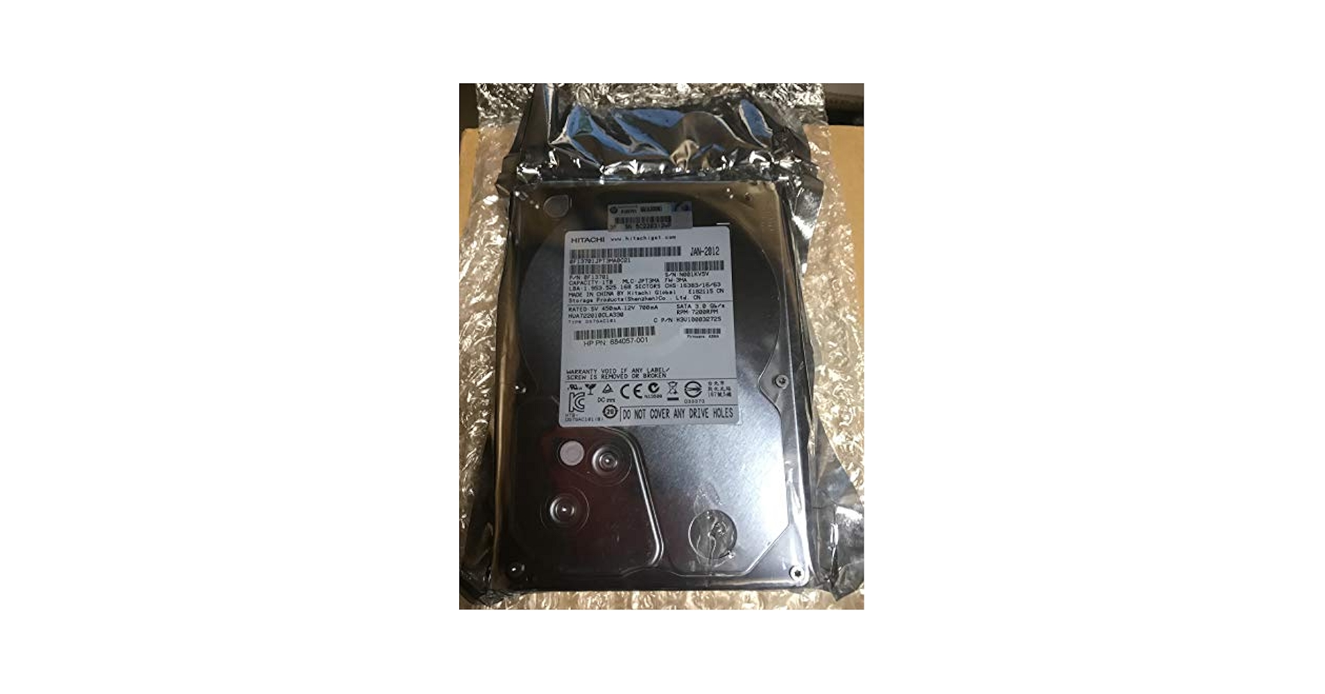 内蔵型ハードディスクドライブ Hitachi/HGST HUA722010CLA330