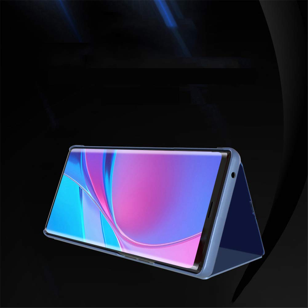 MRSTER Xiaomi Redmi Note 9T 5G Miroir Housse Coque Etui à Rabat, Mirror Smart View Standing 360° Protecteur Etui Coque Pour Xiaomi Redmi Note 9T 5G. Mirror: Blue MRSTER Xiaomi Redmi Note 9T 5G Miroir Housse Coque Etui à Rabat, Mirror Smart View Standing 360° Protecteur Etui Coque Pour Xiaomi Redmi Note 9T 5G. Mirror: Blue