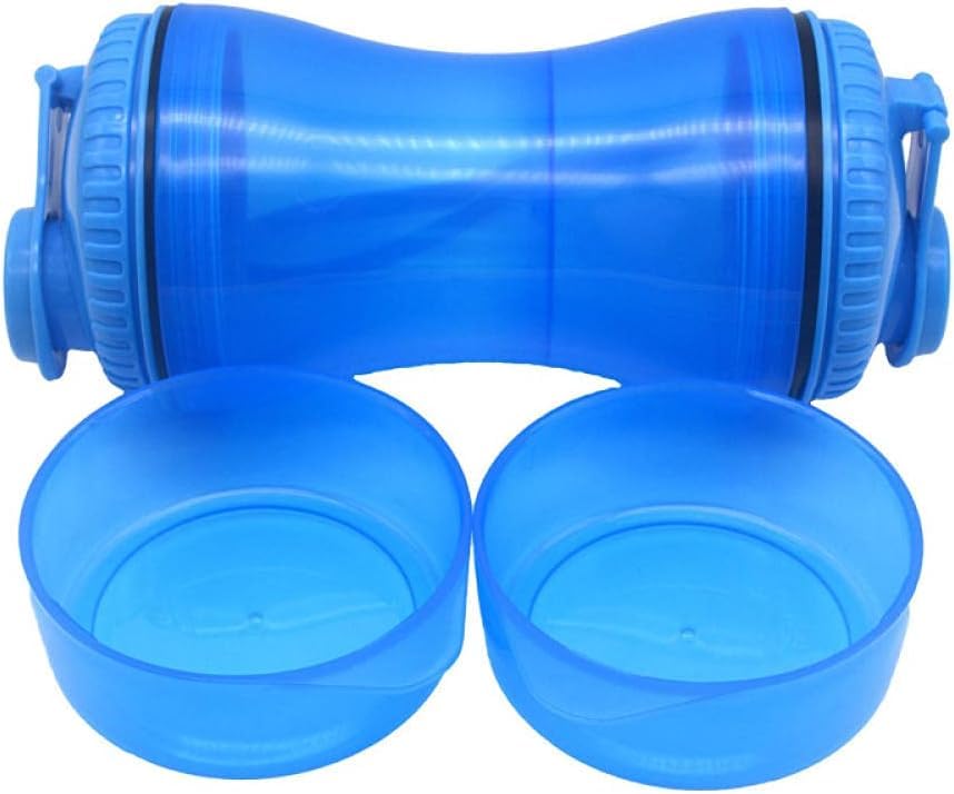 GLIVE (LABEL) Dog Cat Water Food Snack Dispenser Cup 2 in 1 Portable Dog Cat Water Food Snack Dispenser Cup Outdoor Feeding |Pet Supplies | Dog Supplies | Dishes, Feeders 3