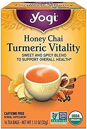 Yogi Tea, Honey Chai Turmeric Vitality, 16 ct