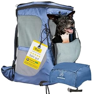 Wanderpfote Daypack Sac à Dos pour Chiens ju...