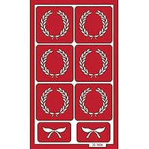 Armour Etch Over N Over Stencil, Crests