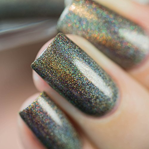 Image of ILNP Treehouse - Rich Army Green Ultra Holographic Nail Polish