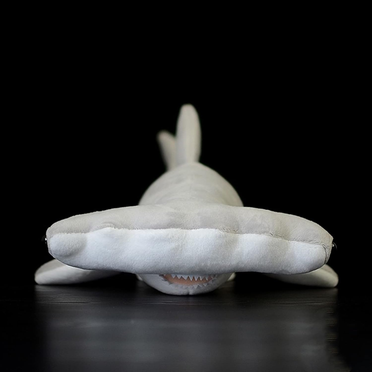 Hammerhead Shark Plush Stuffed Sea Animal, 15.7 Inch Dark Grey Simulation Hammerhead Shark Plush Stuffed Toy Simulate Real Shark Animal Plush Toy, Gift Pillow for Boys and Girls, Decorate Room